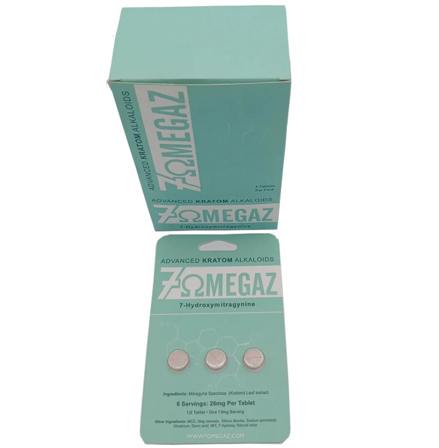 7 OMEGAZ 7- Hydroxymitragynine 26 mg Tabs