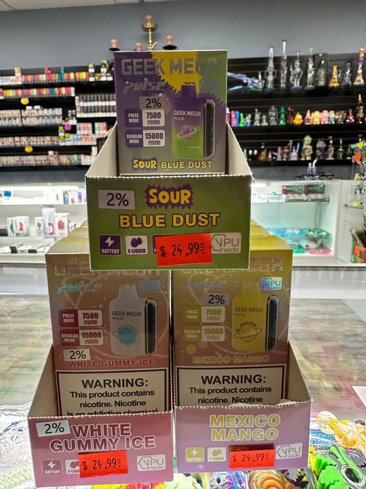 Geek Mega Pulse  2% Nicotine Disposable Vape