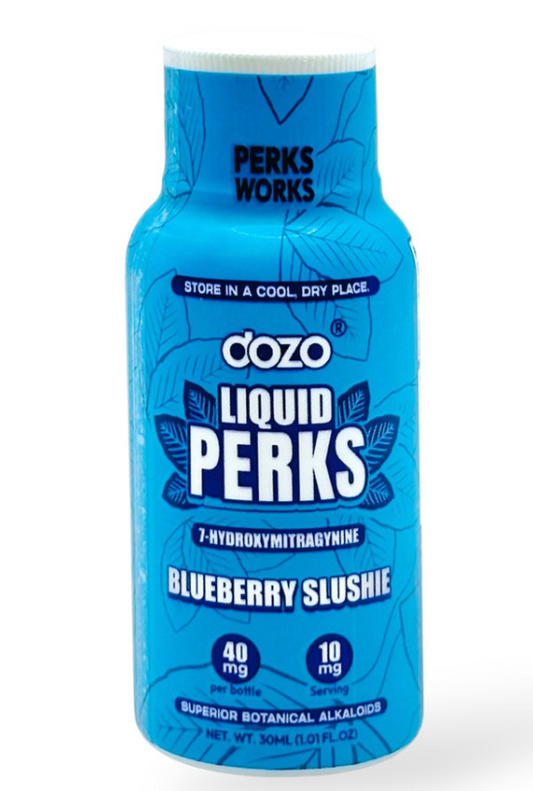 Dozo Liquid Perks 7-OH Shot Blueberry Slushie 40mg