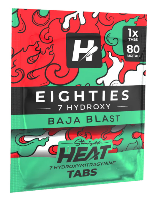 Straight Eighties 7-Hydroxie Tabs (1X tabs 80 mg per tab)