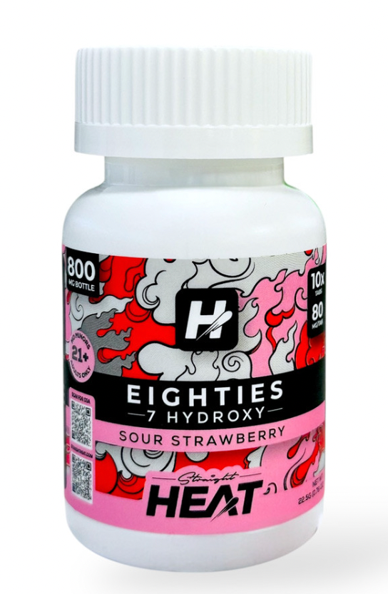 Straight Heat Eighties 7OH Tablets (800mg - 10 Count)