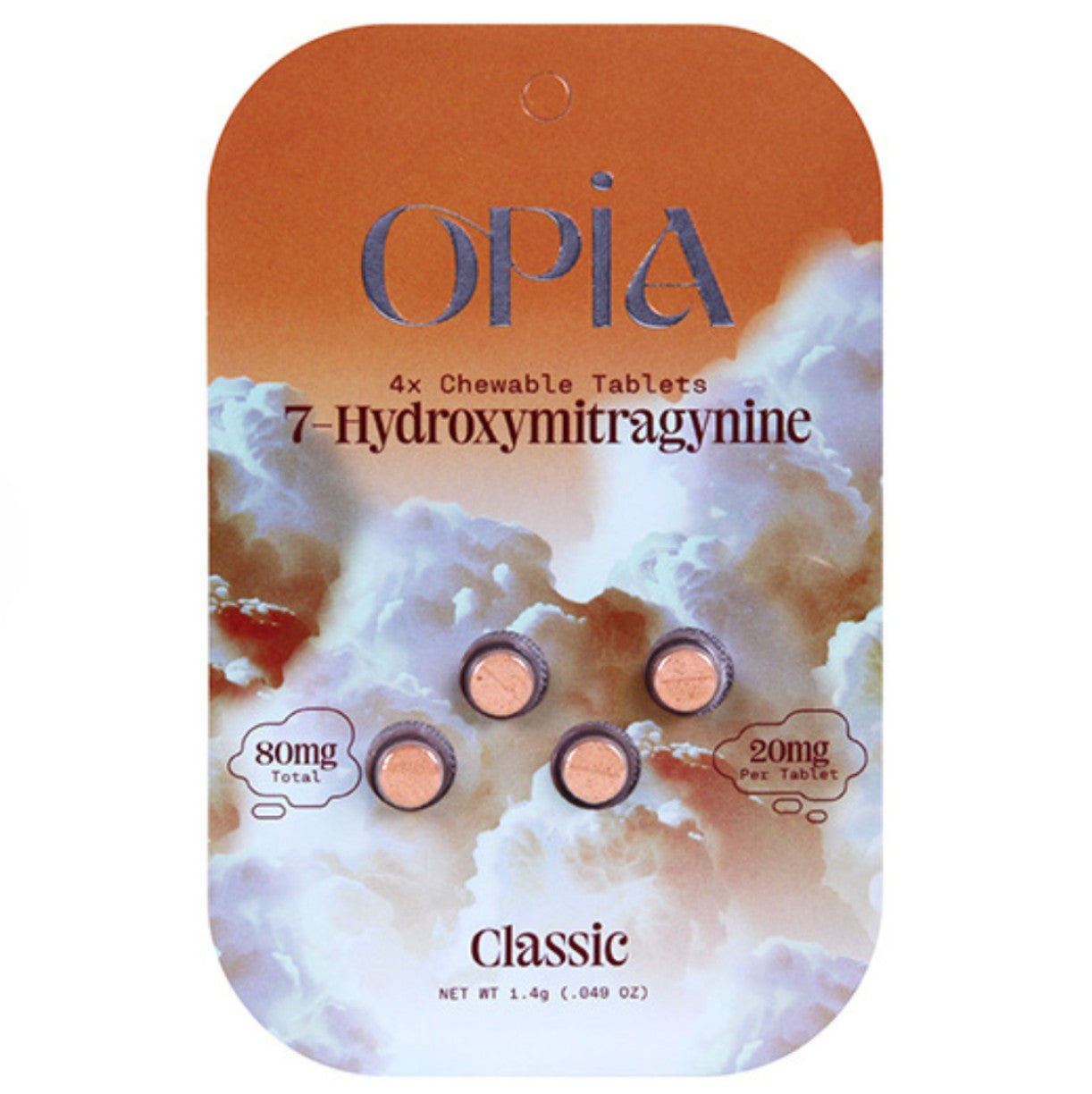 OPIA 7-Hydroxy Tablets 4 ct (80mg-120mg)