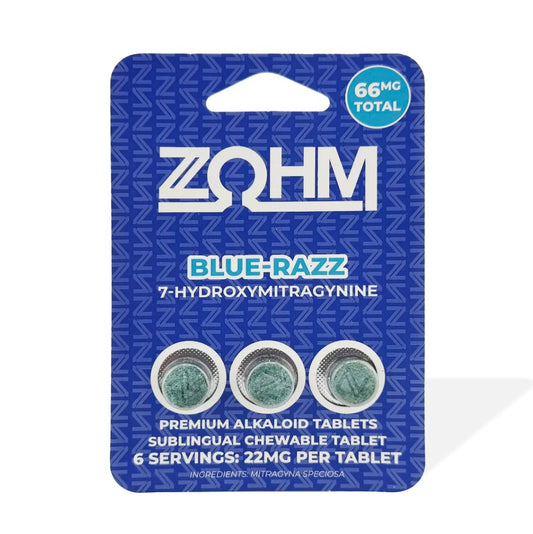 ZOHM 7 OH Tablets Blue Razz 66mg 3ct